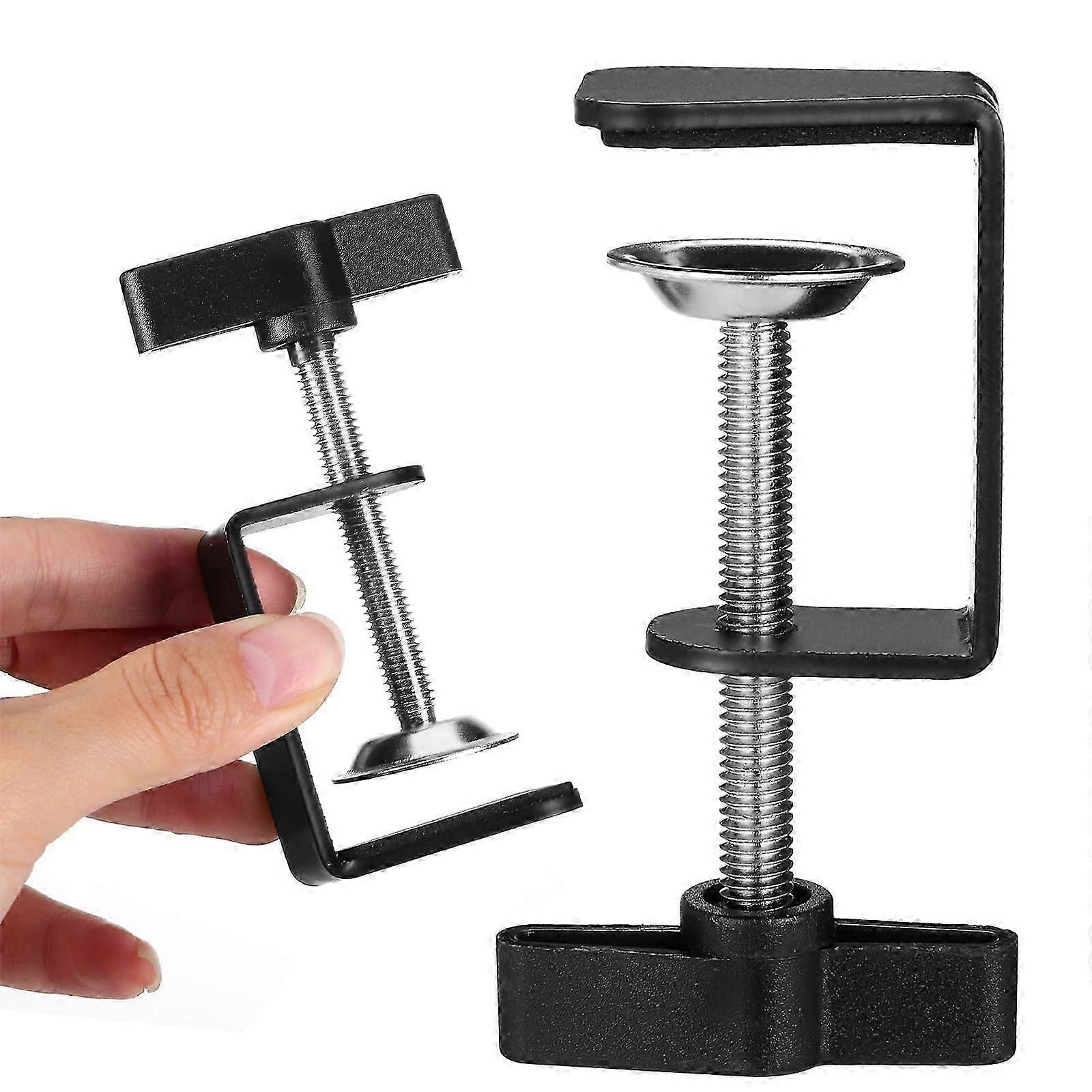 Table Mount C-Clip C-Shape Retaining Clips for Table Use 2Pcs Set QYSLV
