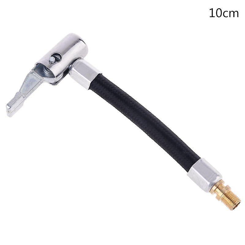 Flexible Tire Valve Extension Adapter Inflator Hose Adapter Locking Air Chuck