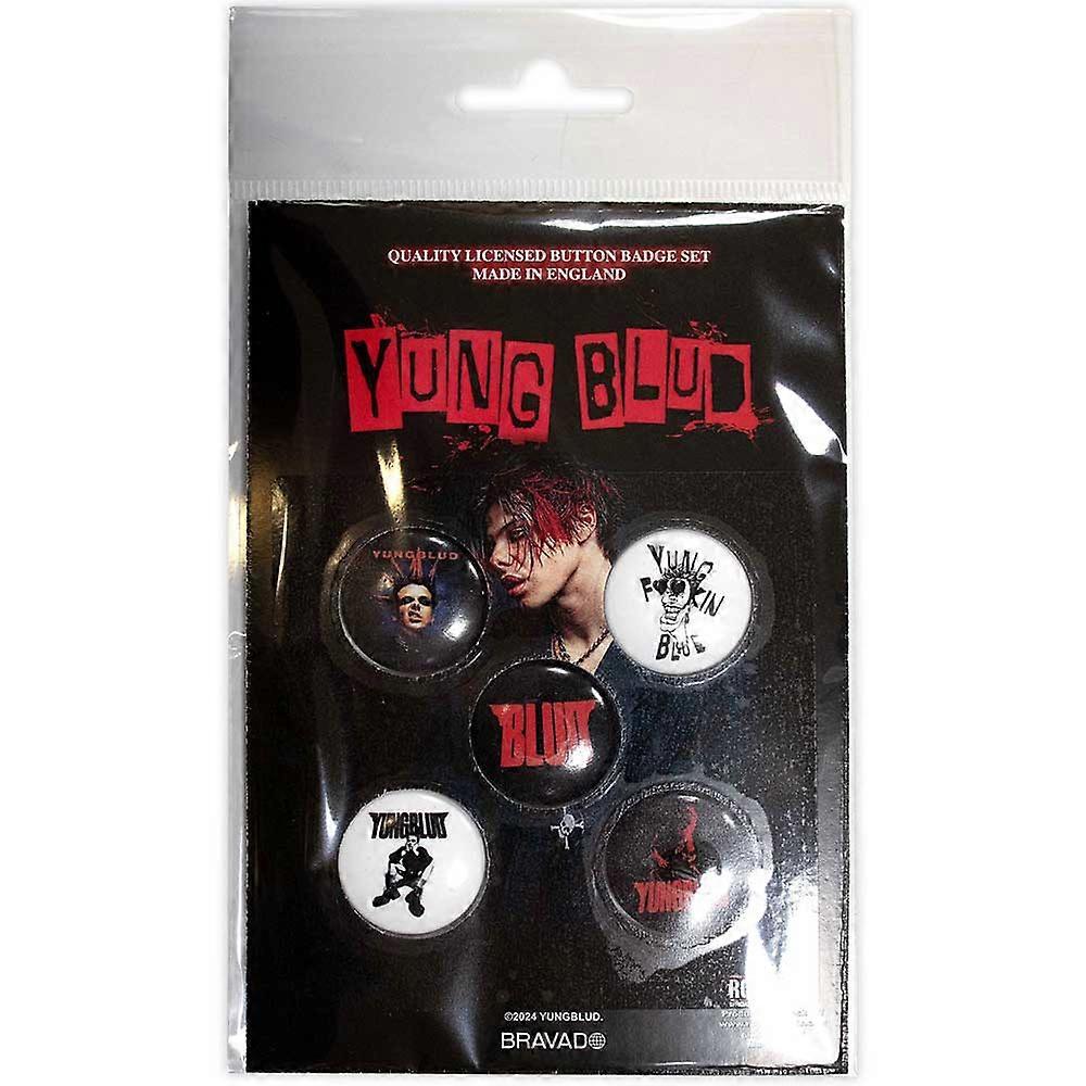 Yungblud Logos 5 Pack Button Badge Pack