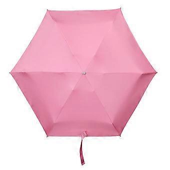 Mini Compact Sun Rain Travel Umbrella Lightweight Portable Umbrella with 95% UV Protecting-wfx