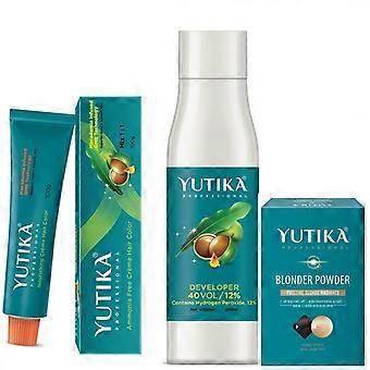 Yutika Hair Colorant Combo  Tube Colorant & Developer with Macadamia Oil Hair Dye Kit