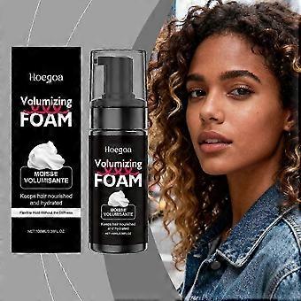 Hoegoa hårpleie elastisk mousse - naturlig volum, rik næring, glatt hårtekstur, lett hårmousse for daglig hudpleie