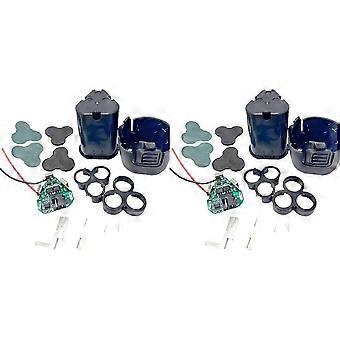 2set 12V DC Elverktyg Handborr Power Li-Ion Batteri Skyddskort BMS 18650 Litiumbox Kretspaket