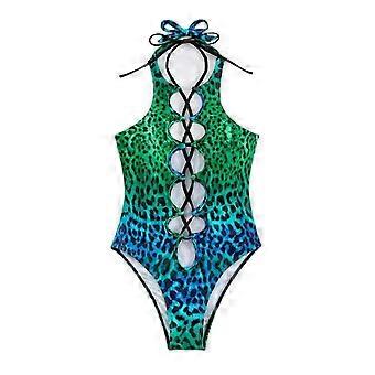 Women Wide Straps Bikinis Sexy One-piece Swimsuit Push Up Swimwear Beautiful Back Bikinis Beachwear Hollows Bathing Suit
