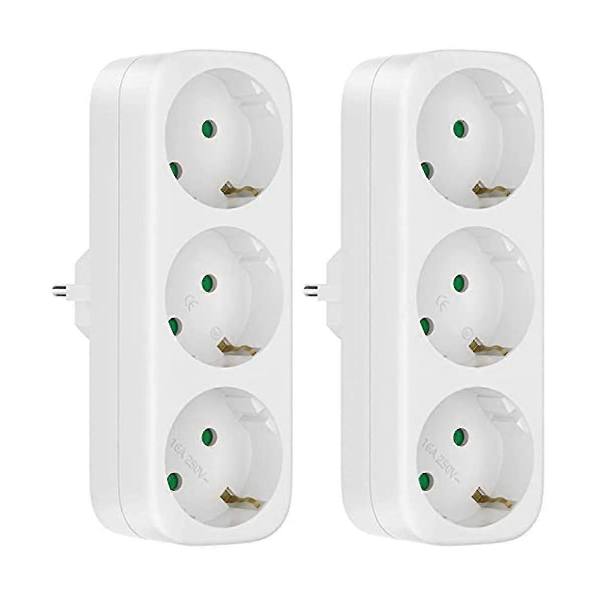Multi Socket Without Cable, 250v/16a Socket Adapter, Portable Sockets, 3680w Converter Socket Eu Pl
