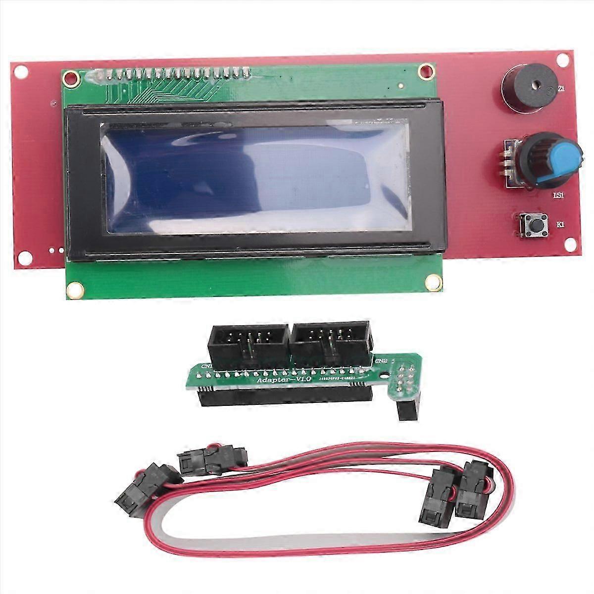 Smart Display Controller Ramps 1.4 2004 LCD Controller with Adapter Suitable for 3D Printer RepRap A