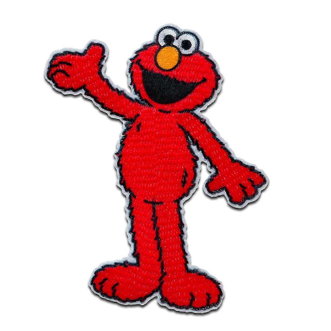 Sesame Street Elmo - Patch, Iron-on Transfer, Size: 8 x 6.5 cm