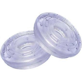 Transparent Anti-Slip Pull up Bar Rubber Pads 2 Pack Doorway End Covers Suction Cup Protection for Indoor Door Frames Fitness Equipment Easy Installat
