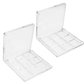 Empty Eyeshadow Palette 4 Set Cases Compatible with Cosmetics for Makeup Enthusiasts