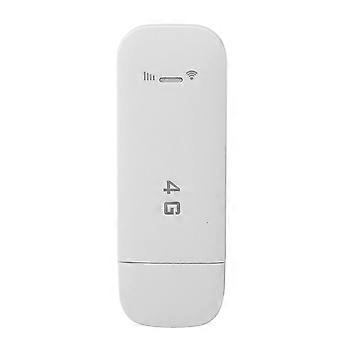4G LTE USB Portable WiFi Router Support 10 Devices WPA WPA2 WiFi Encryption USB Portable WiFi Hotspot with SIM Card Slot White