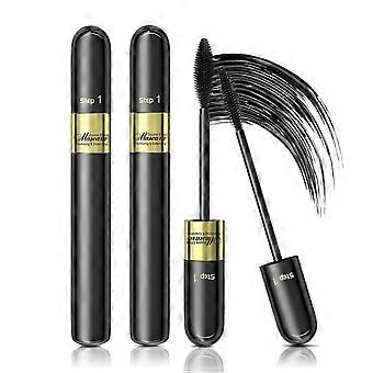 Waterproof Tubing Mascara Black 2 Pack - Smudge Proof, Long Lasting Volume and Vegan Formula