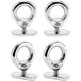 4-Pack Track Mount Tie Down Eyelets to Secure Bungee Cords or Cords, Up to 0.6