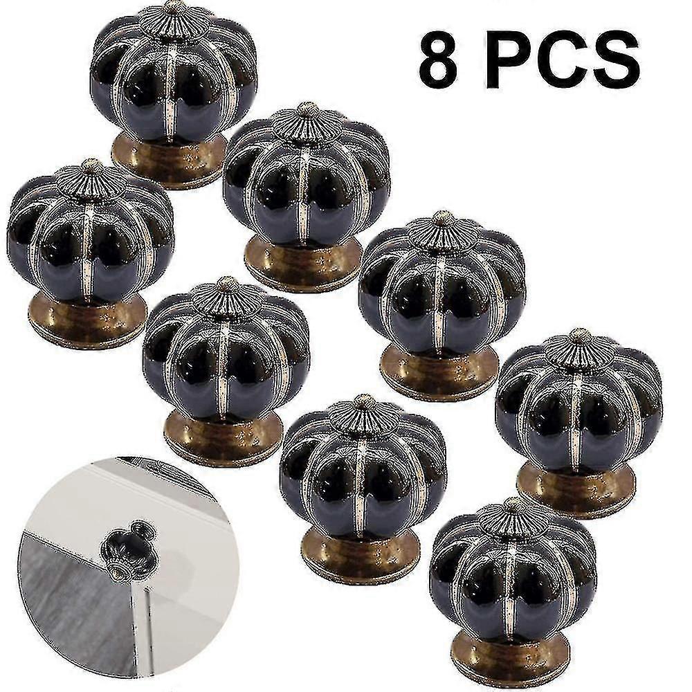 8 pcs drawer knobs dresser furniture knobs ceramic 38mm door knobs [MI]