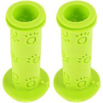 Kids Bike Grips Handlebar Grip for 2Pairs Comfortable Green Replacement