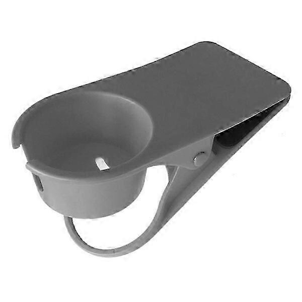 Multi-functional cup holder, gray, can store multiple items and save space