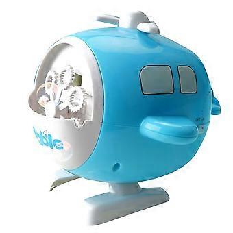Kids Bubble Maker Electric Toy for Playing 2Pcs Blue Automatic Blower