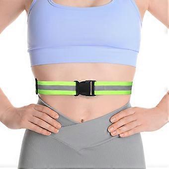 Fluorescent Green Reflective Safety Belt for Adjustable Safety Gear