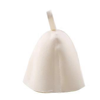 Black Felt Sauna Hat for Head Protection and Heat Protection in Bath Spa and Steam Room