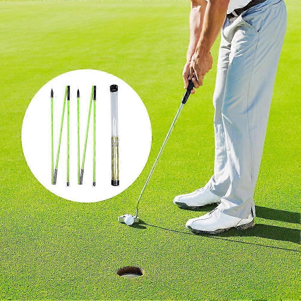 Golf Alignment Sticks Golf Practice Rods Putter Red Trainer Tools Golf Swing Training Tool