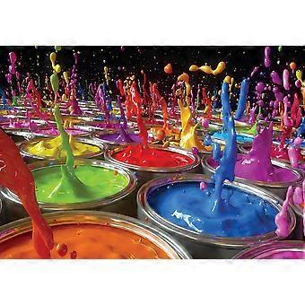 Paint Splash Jigsaw Puzzle for Adults and Kids SQZ1492