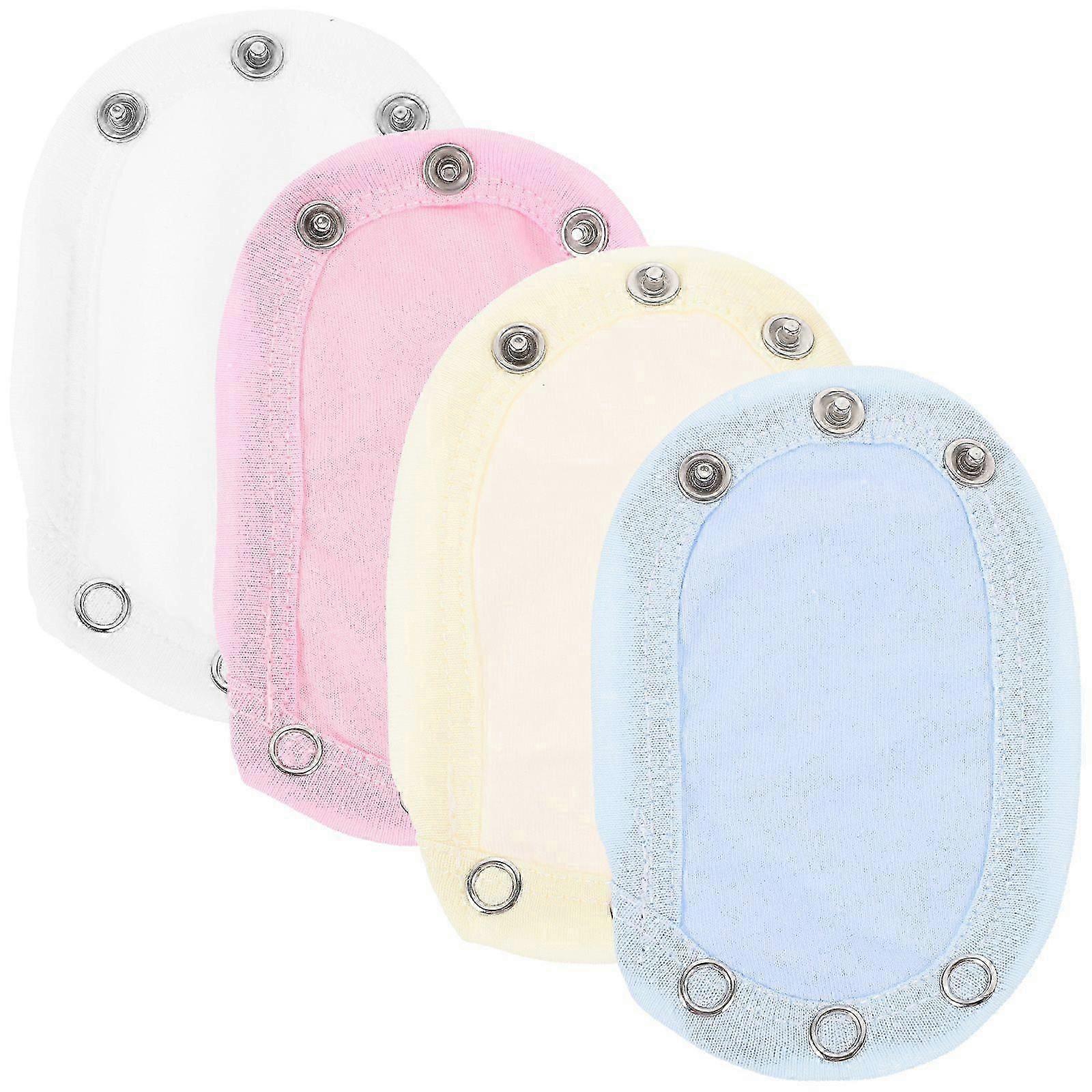 4pcs Infant Romper Extenders Compatible with Baby Bodysuits Jumpsuits