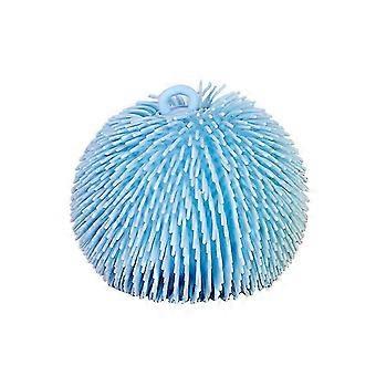 Kinderspielzeug Cartoon Vent Macaron Farbe Haariger Ball Blinkender Leuchtball Dichtes Haar Tierkopf Große Raupe (Farbe)