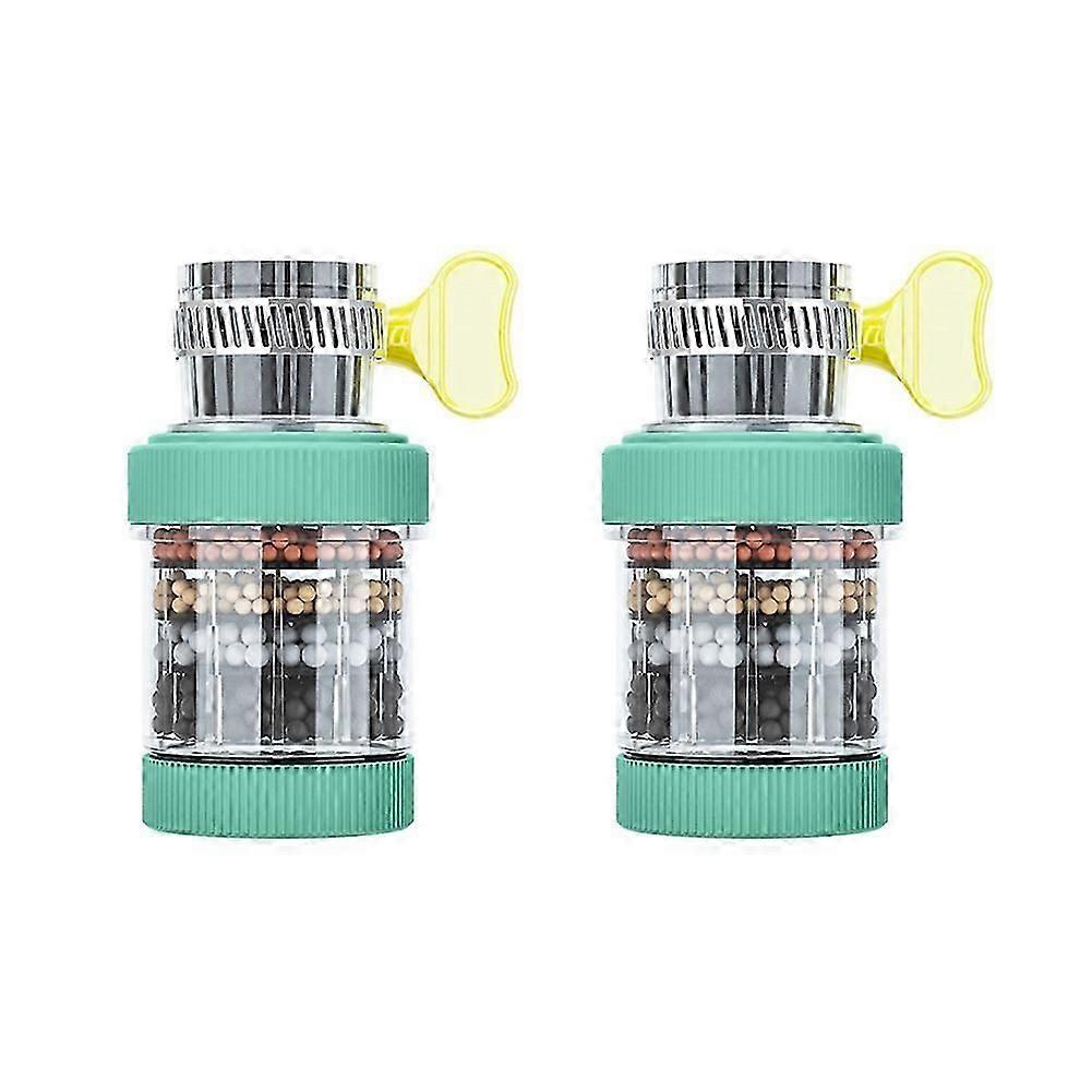 6-Layer Universal Faucet Filter, Splashproof & Water-Saving, Easy Install, 360 Rotatable Kitchen Tap Nozzle