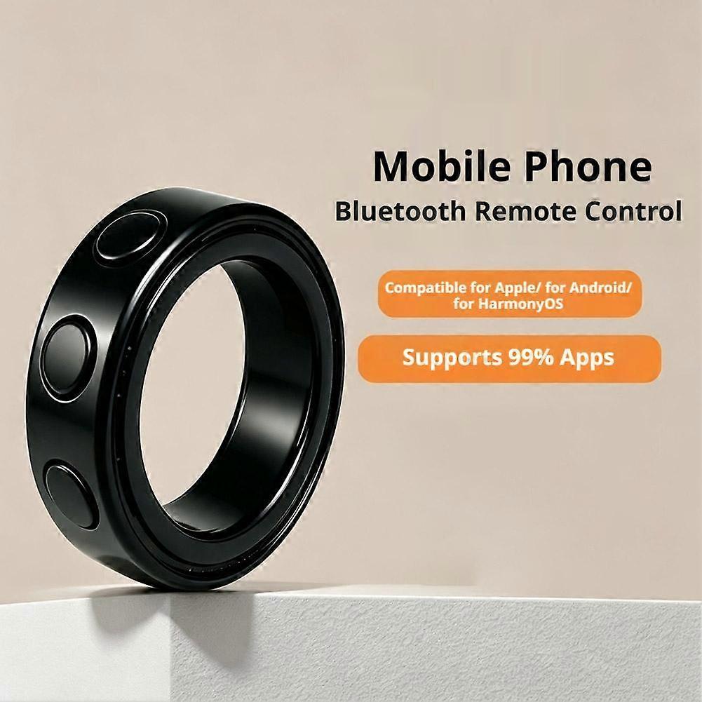 Bluetooth Remote Control Ring - Phone Selfie Shutter Page Turner VR AR Key Ring