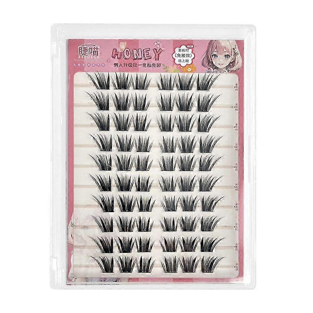 Glue-free Snake-style False Eyelashes Segmented Simulation Voluminous;'/ M2T0
