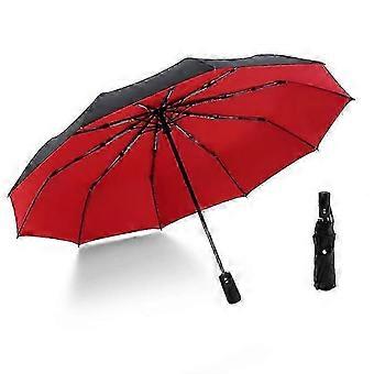 Double-Layer Auto Open Windproof Umbrella