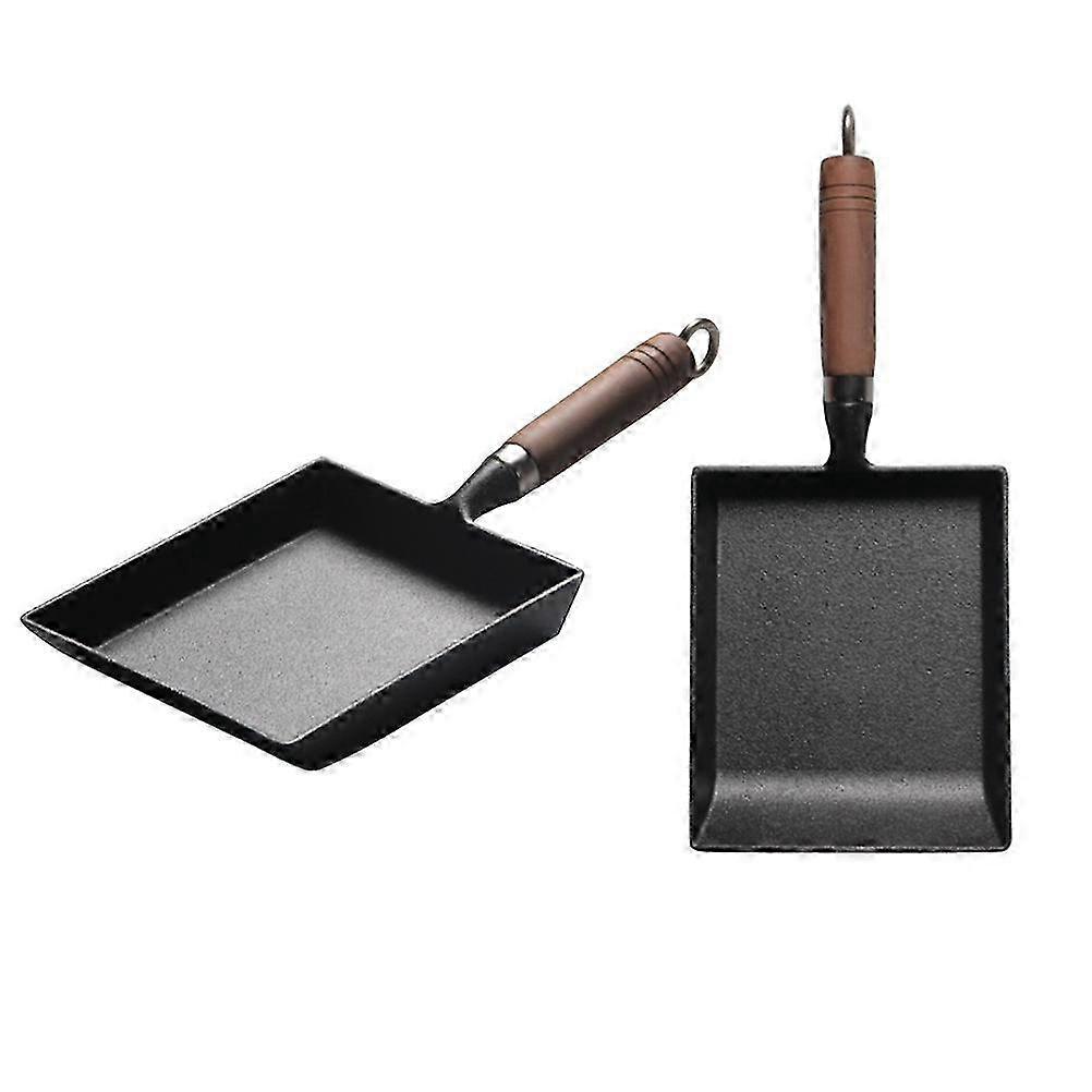 Flat Bottom Iron Omelette Pan