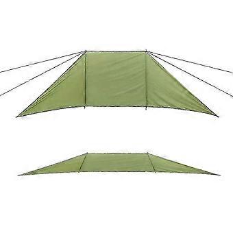 3 Panel Wind Screen Lightweight Portable Windbreaker for Garden Beach Camping_kn