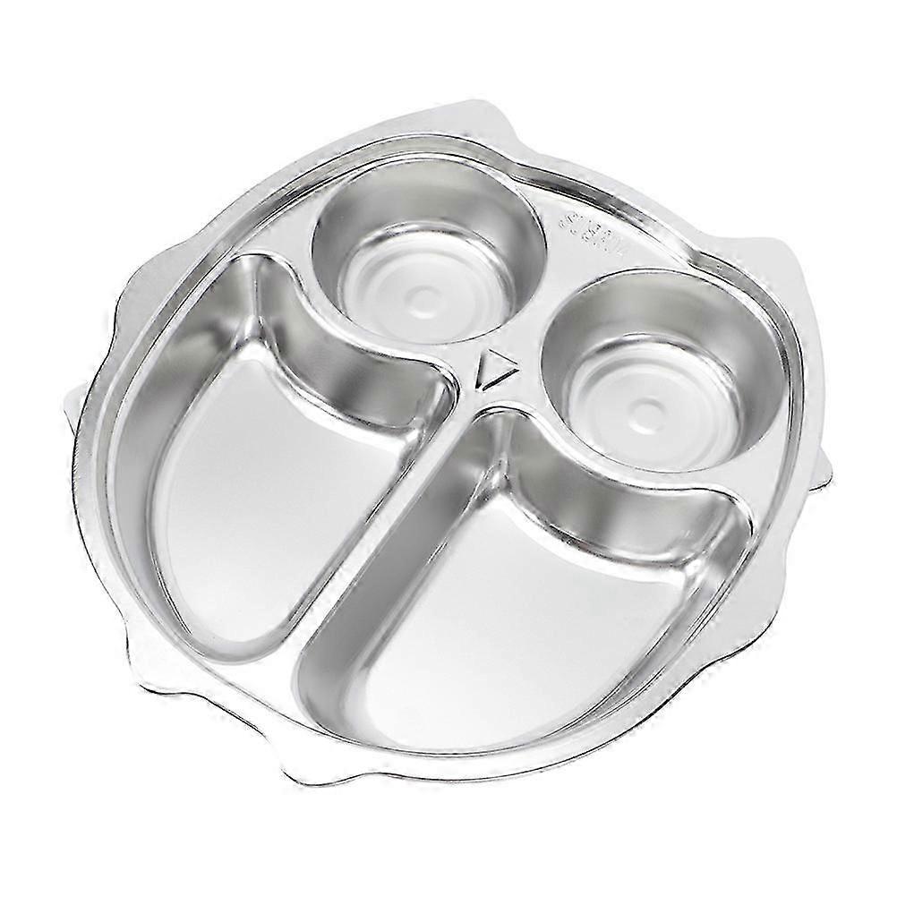 Durable Stainless Shape Kids Plates for Toddlers
