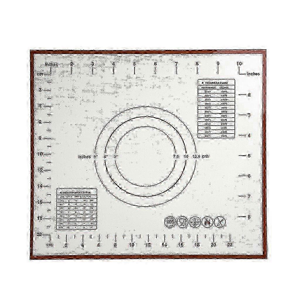 Measuring Silicone Rolling Mat For Dough Prep