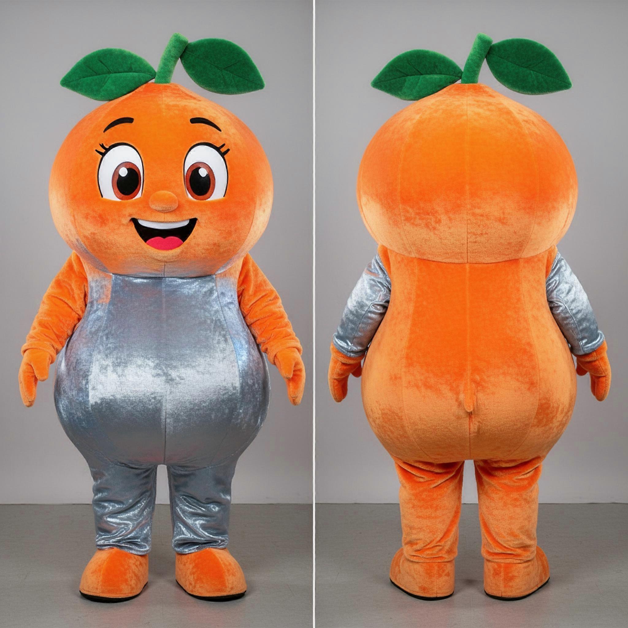 MASTICOT Silver Orange Plump Orange Mascot
