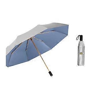 Windproof Travel Umbrella with Dual‑Layer Canopy for Sun and Rain, Compact Folding Design for Adults
