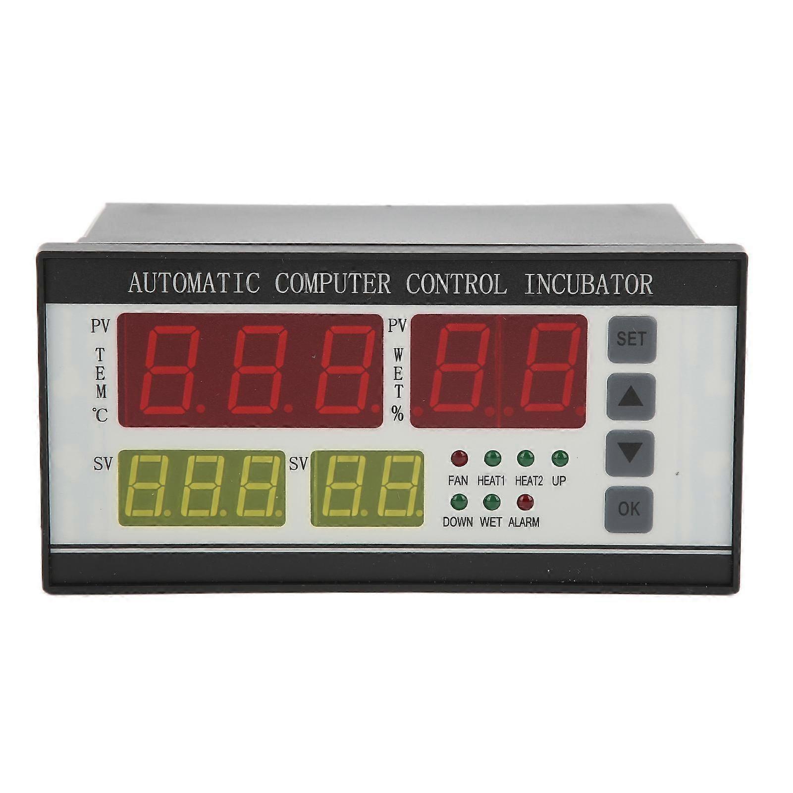 Egg Incubator Controller Thermostat Automatic Temperature Humidity Sensor Controller for Incubators Refrigerator110V