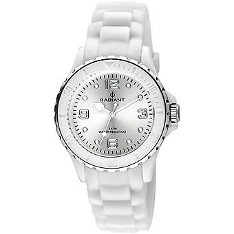 Stralende nieuwe tiener aluminium Quartz analoge vrouw horloge met RA249601 siliconen armband