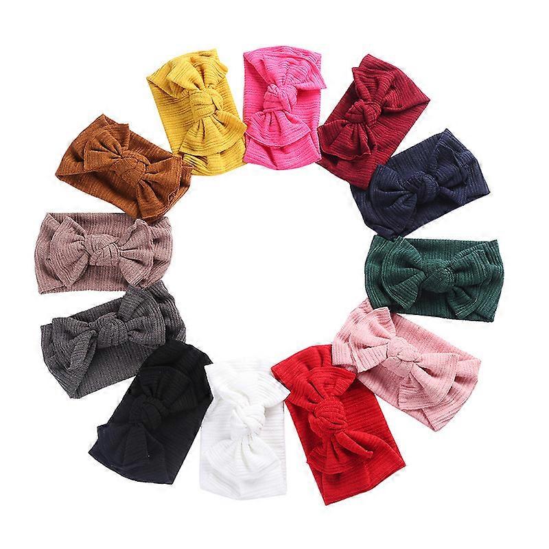 Soft Stretchy Nylon Headbands For Babies