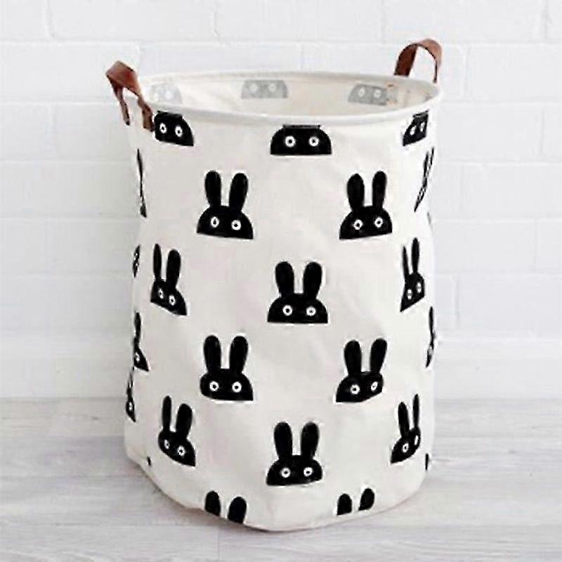 Breathable Folding Canvas Laundry Basket