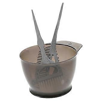 Hair Dyeing Kit, Bowl, Brush & Comb Set for Home Hair Coloring, Even Color Application myi