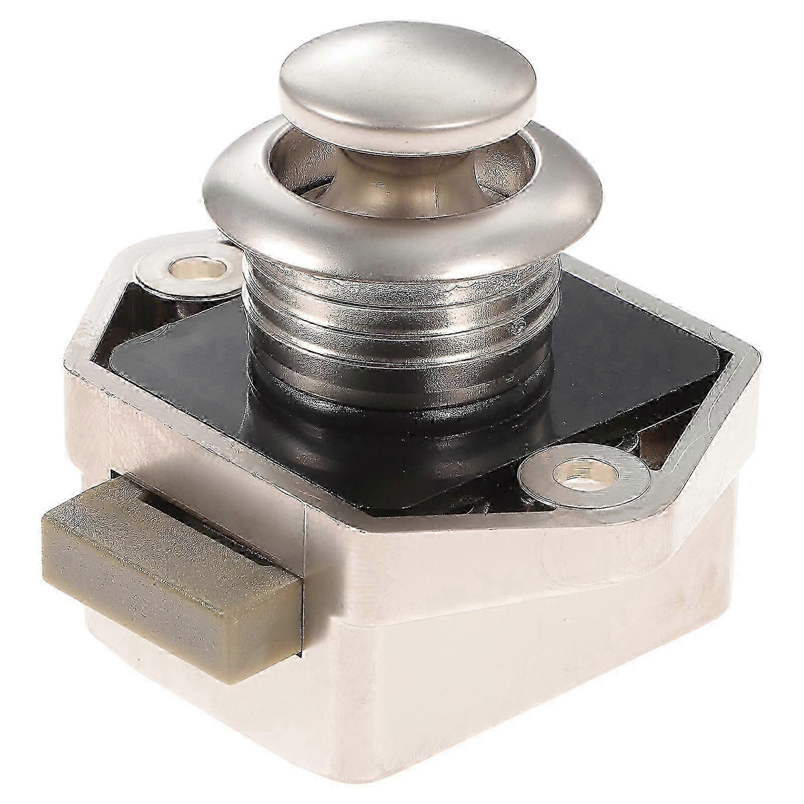 Door Latch Lock Catch Push Button Lock Keyless Latch Lock Cupboard Latch
