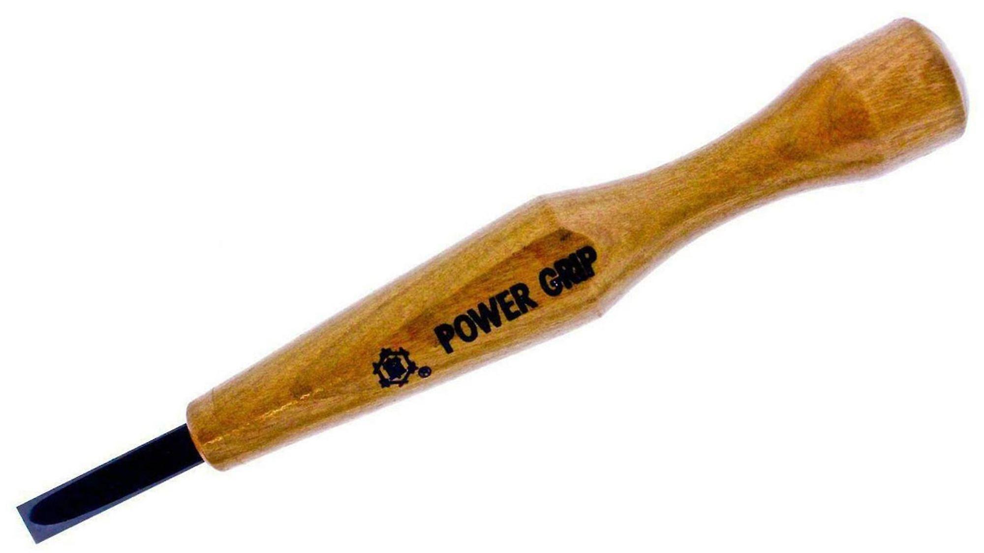 Mikisyo Power Grip Wood Carving Tool Flat 6mm Straight Woodworking Chisel