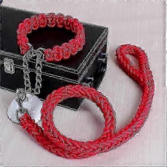 Adjustable Braided Nylon Dog Leash