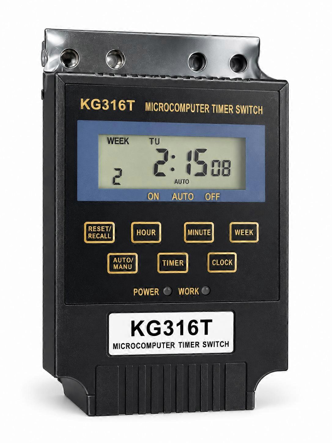Digital Timer Switch 220V KG316T Programmable Microcomputer Controller for Energy‑Saving Automation