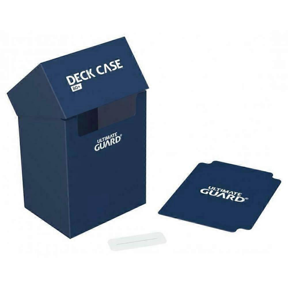 DARK BLUE Ultimate Guard Deck Case 80+ Standard Size Card Polypropylene Deck Box