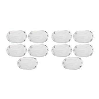 10 pezzi unisex per bambini, tutina, super utile, tuta, pannolino, tutina, allungabile, pellicola estensibile (bianco)