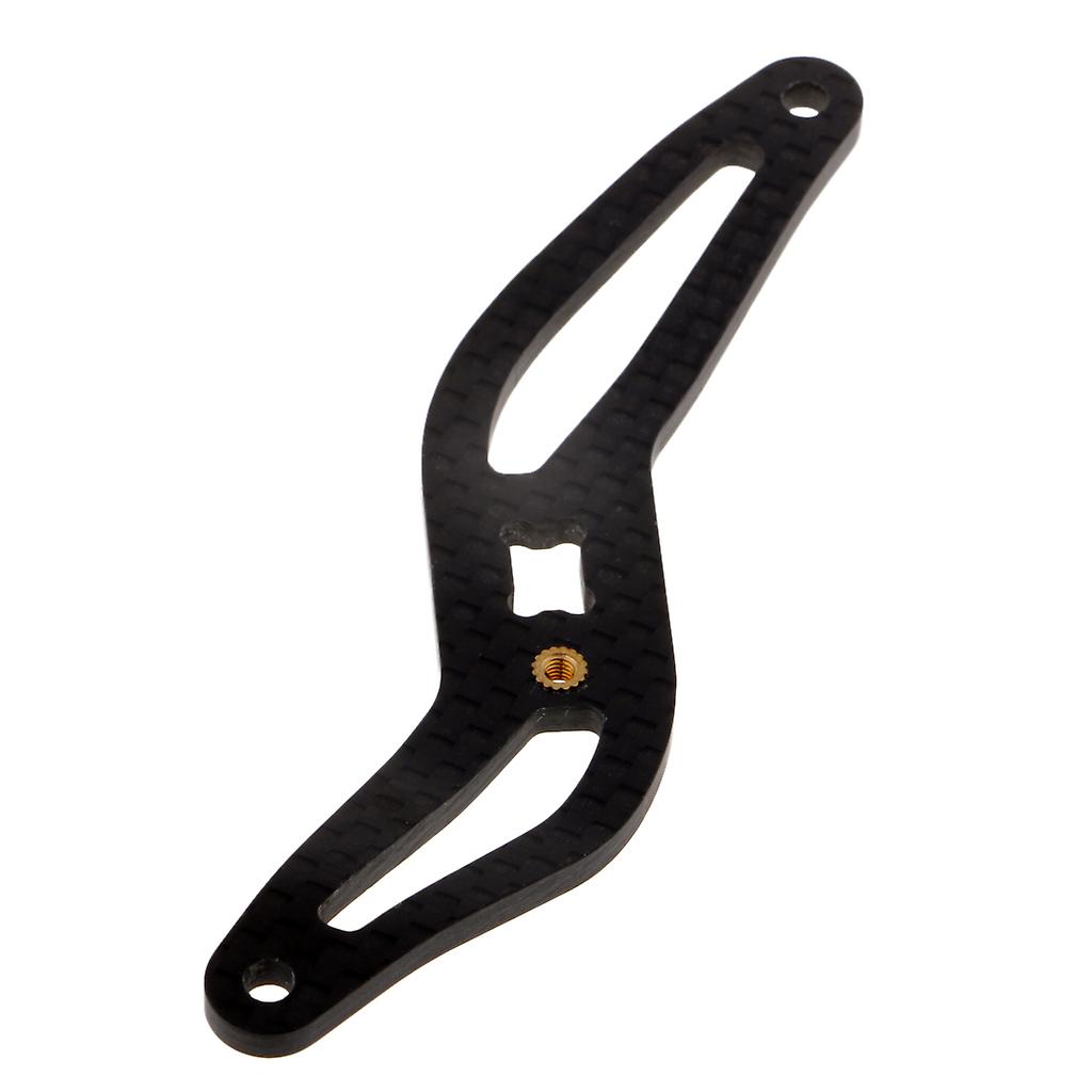 Byte av kolfiber fiskerullhandtag för multirulle vänster hand