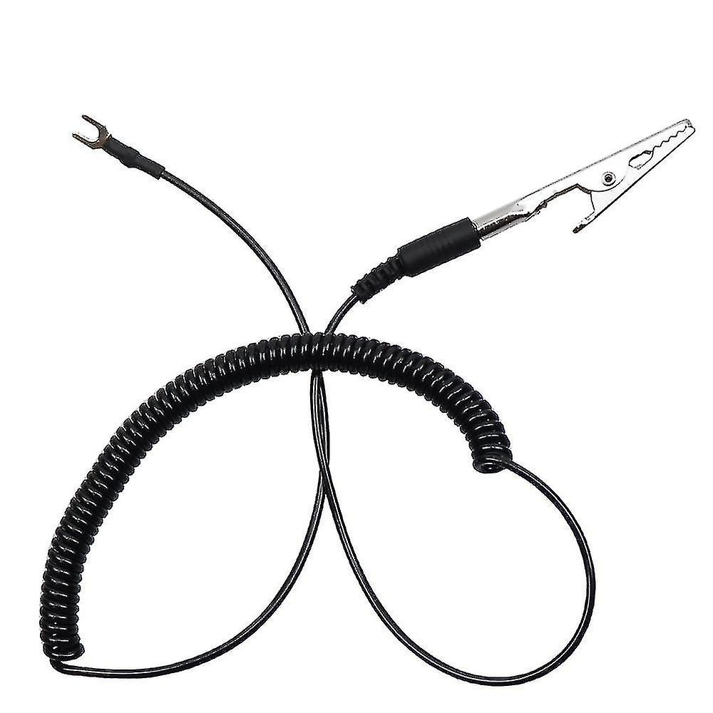 Anti Static   Grounding Wire  , Earth Cable Alligator Clip To U Type