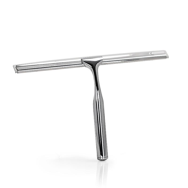 Shower Squeegee, Window Squeegee, Stainless Steel Shower Screen Wiper with Strong Suction Hook